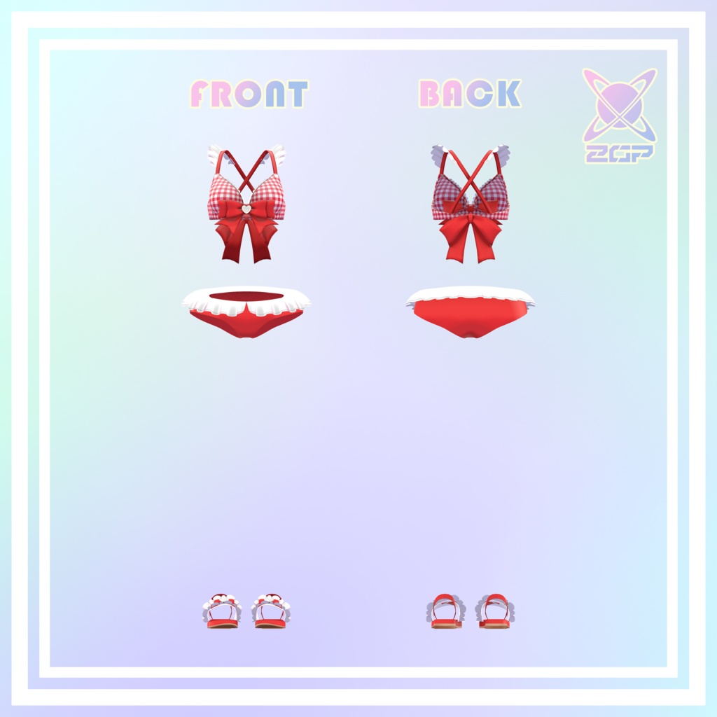 【ルーニャ対応】Clothing Set【4着】