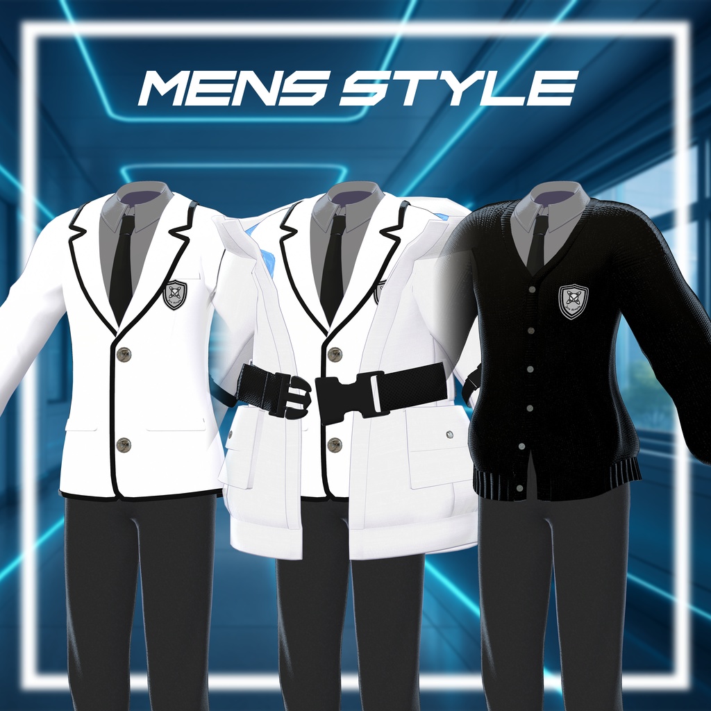 【12アバター対応】私立ゼロ・グラビティ学園制服