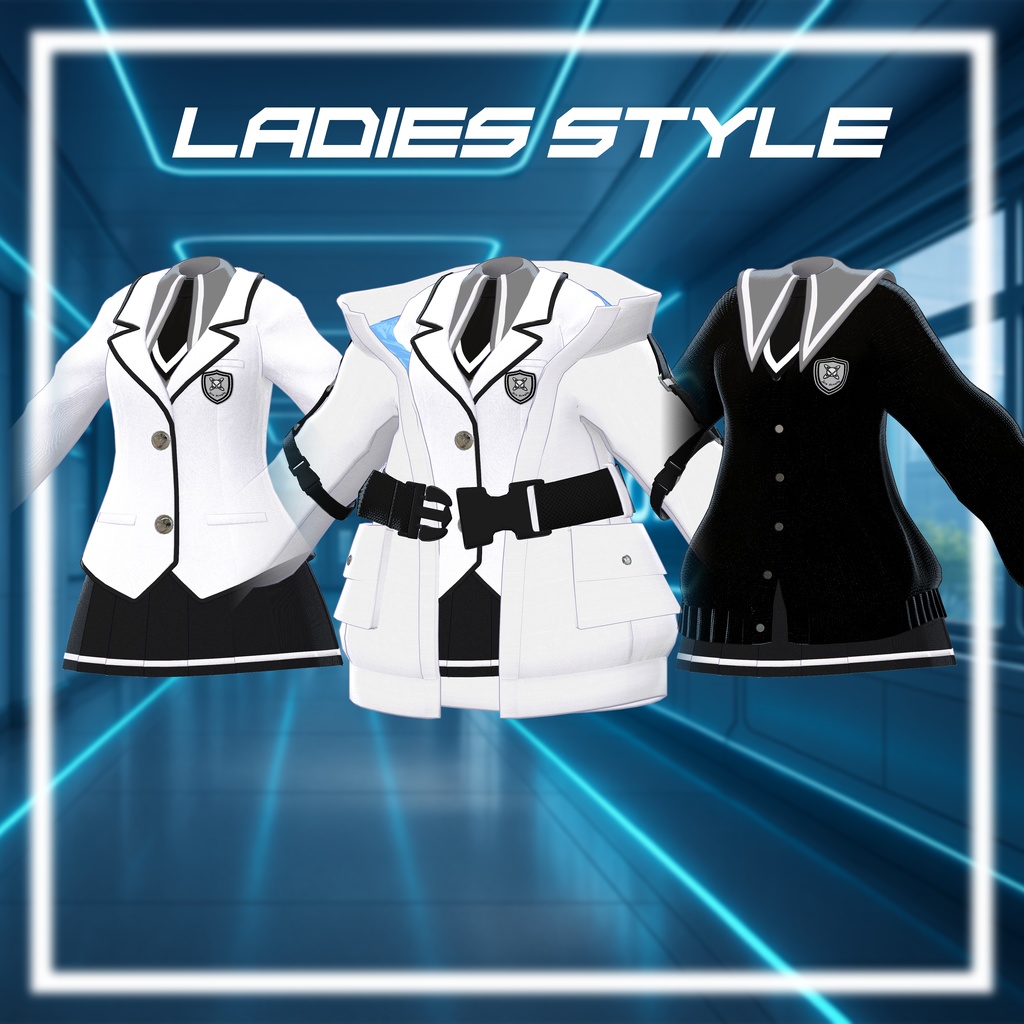 【12アバター対応】私立ゼロ・グラビティ学園制服