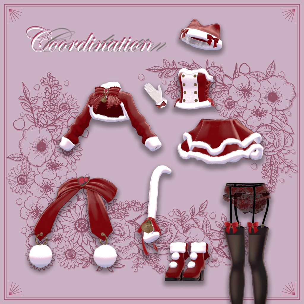 【14アバター対応】Holy Holic🎀【VRChat衣装】