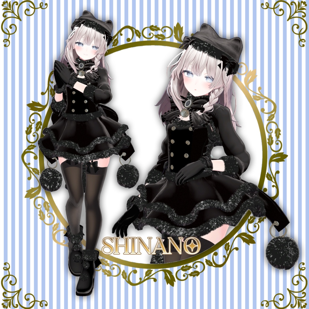 【14アバター対応】Holy Holic🎀【VRChat衣装】