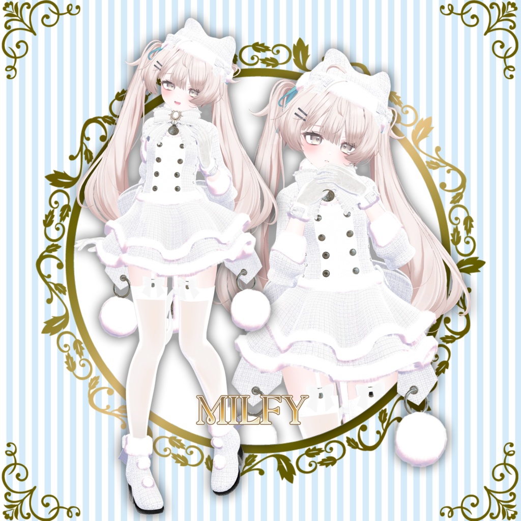 【14アバター対応】Holy Holic🎀【VRChat衣装】