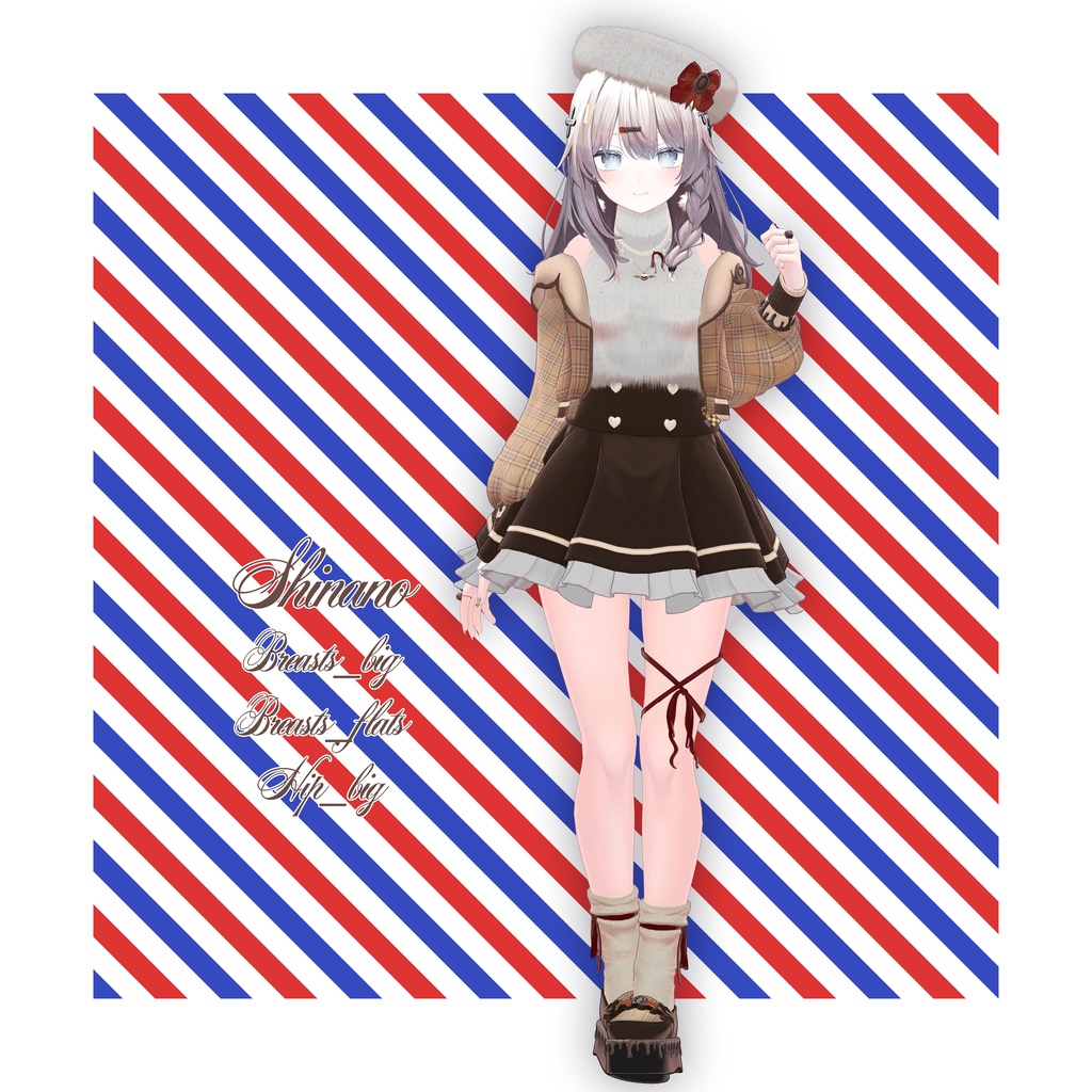 【13アバター対応】Sweet Classic🍫【VRChat衣装】