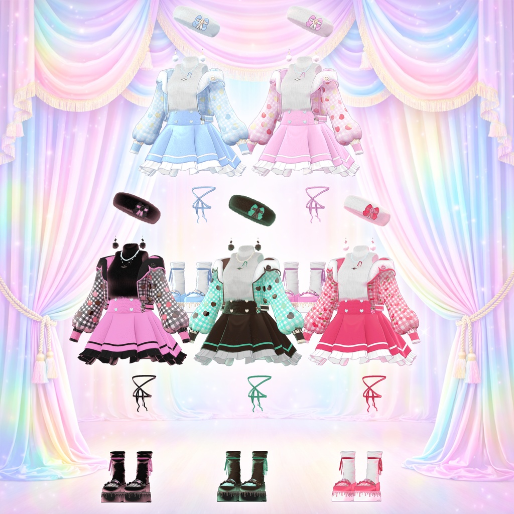 【13アバター対応】Sweet Classic🍫【VRChat衣装】