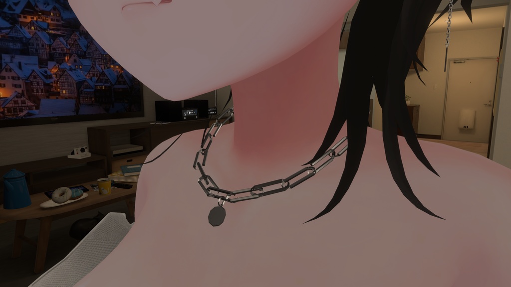 チェーンネックレス　VRC想定　アクセサリー