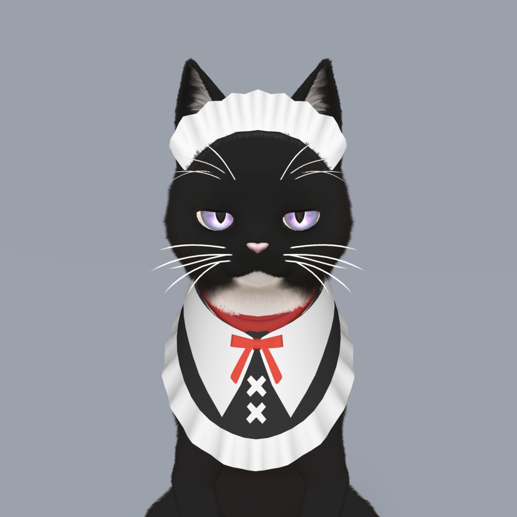 【にゃにゃまる対応】ねこメイド衣装