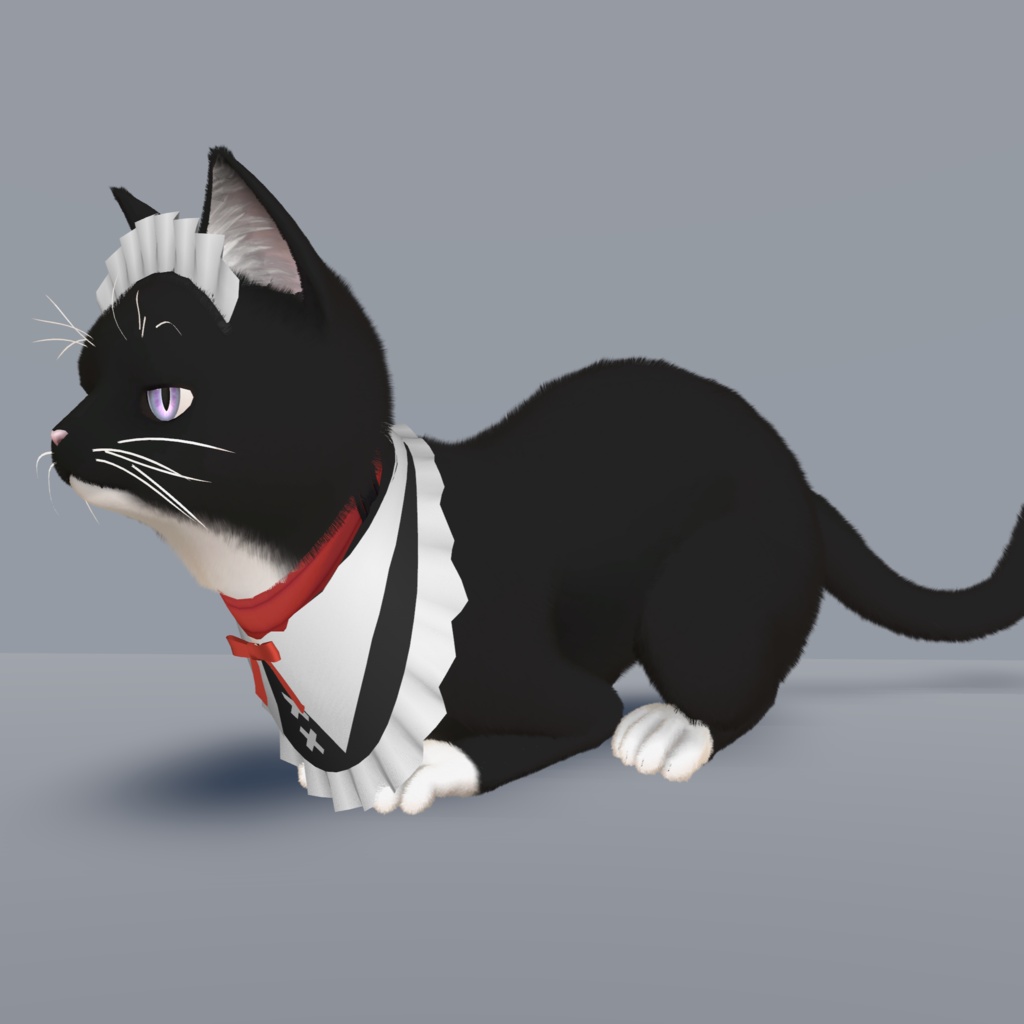 【にゃにゃまる対応】ねこメイド衣装