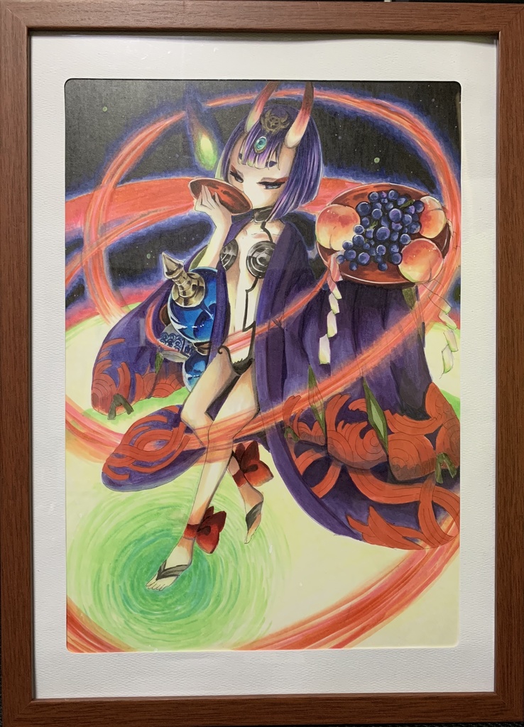 【FGO】酒呑童子 アナログ原画