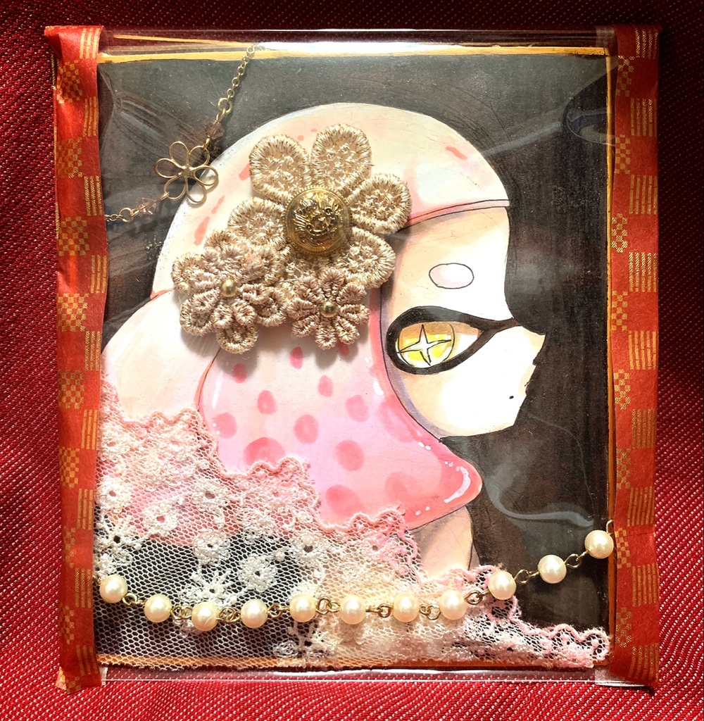 【Splatoon】ヒメ・イイダ コラージュミニ色紙