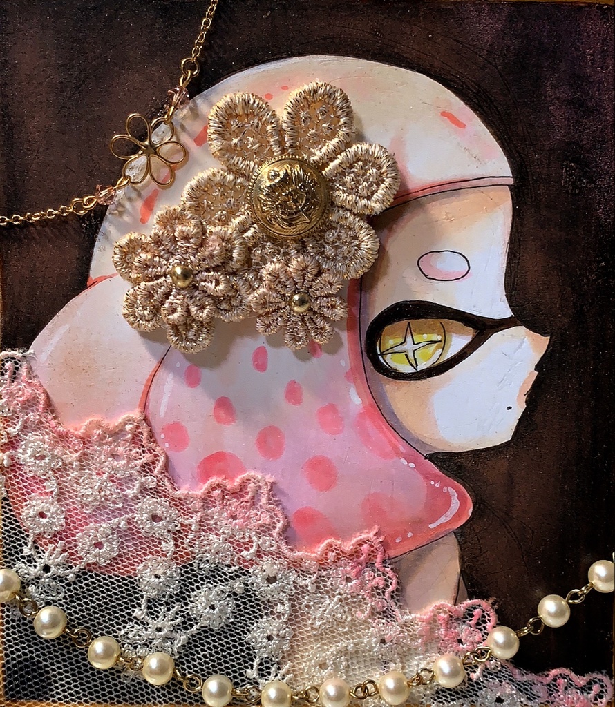 【Splatoon】ヒメ・イイダ コラージュミニ色紙