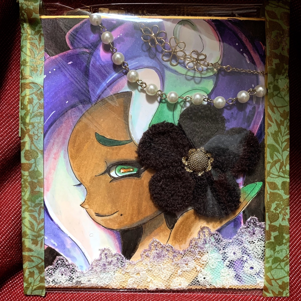 【Splatoon】ヒメ・イイダ コラージュミニ色紙