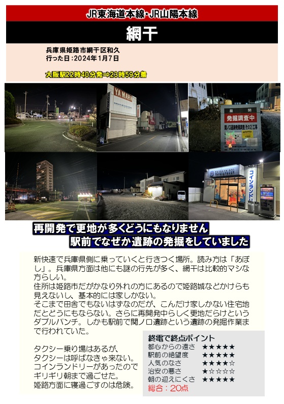 終電で終点へ 旅の記録 関西特化編2026