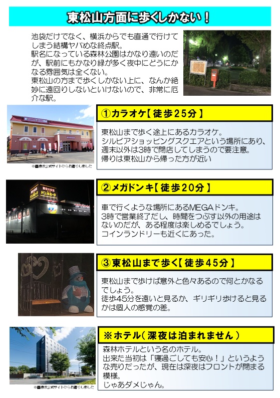 終電で終点へ 過ごし方ガイド 池袋駅発(東武東上線・ 西武池袋線・有楽町線)&東武スカイツリーライン・東武アーバンパークライン編