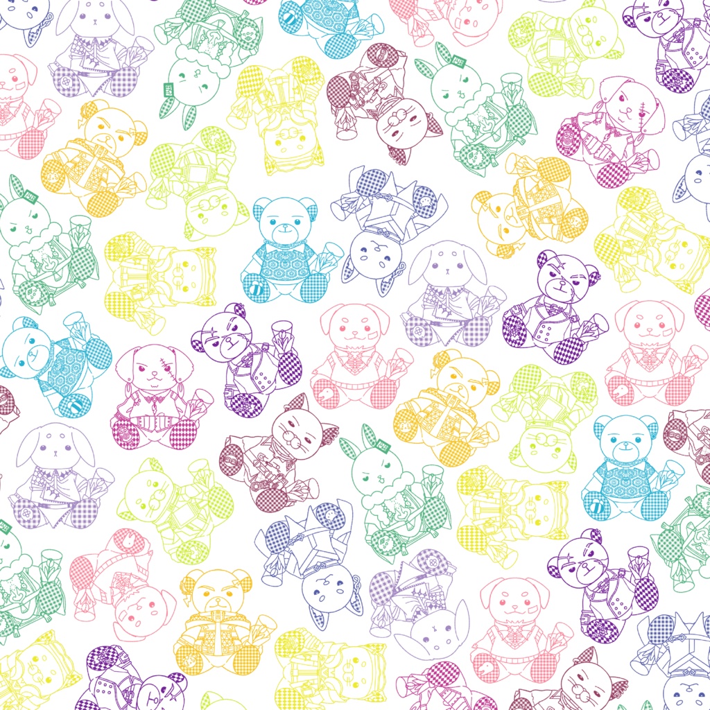 【非公式】アニマルヒーローズGYUMUGYUMUエコバック