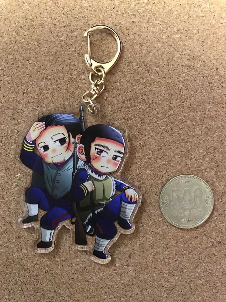 尾+谷アクリルキーホルダー