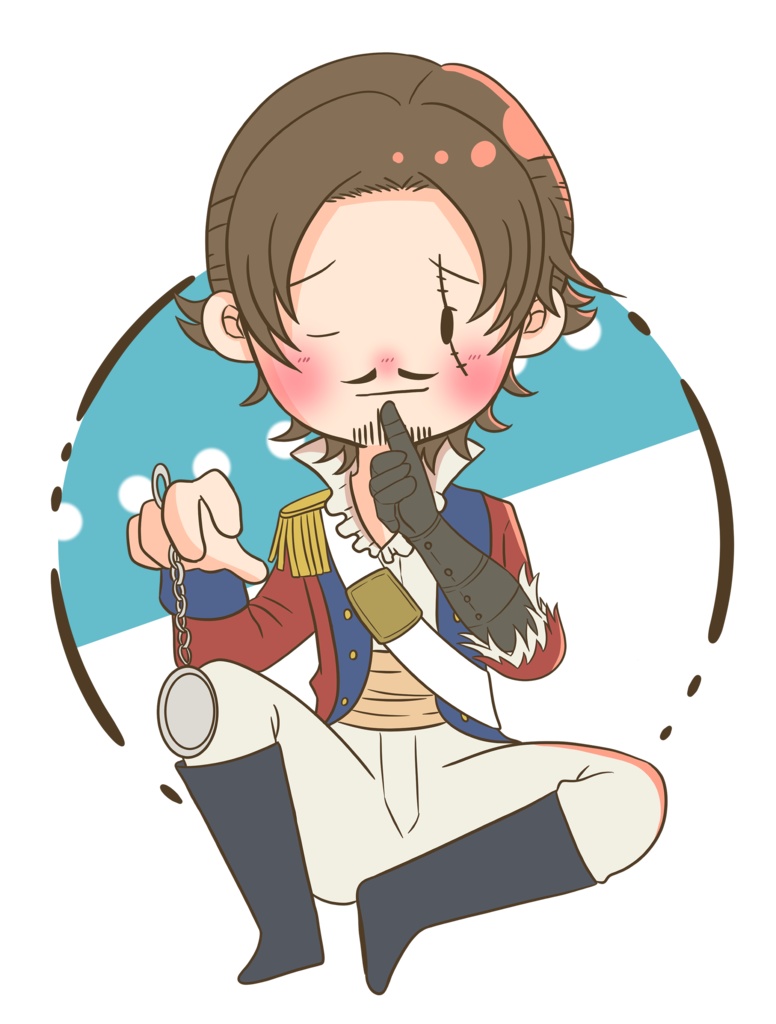 一等航海士　ウッドキーホルダー