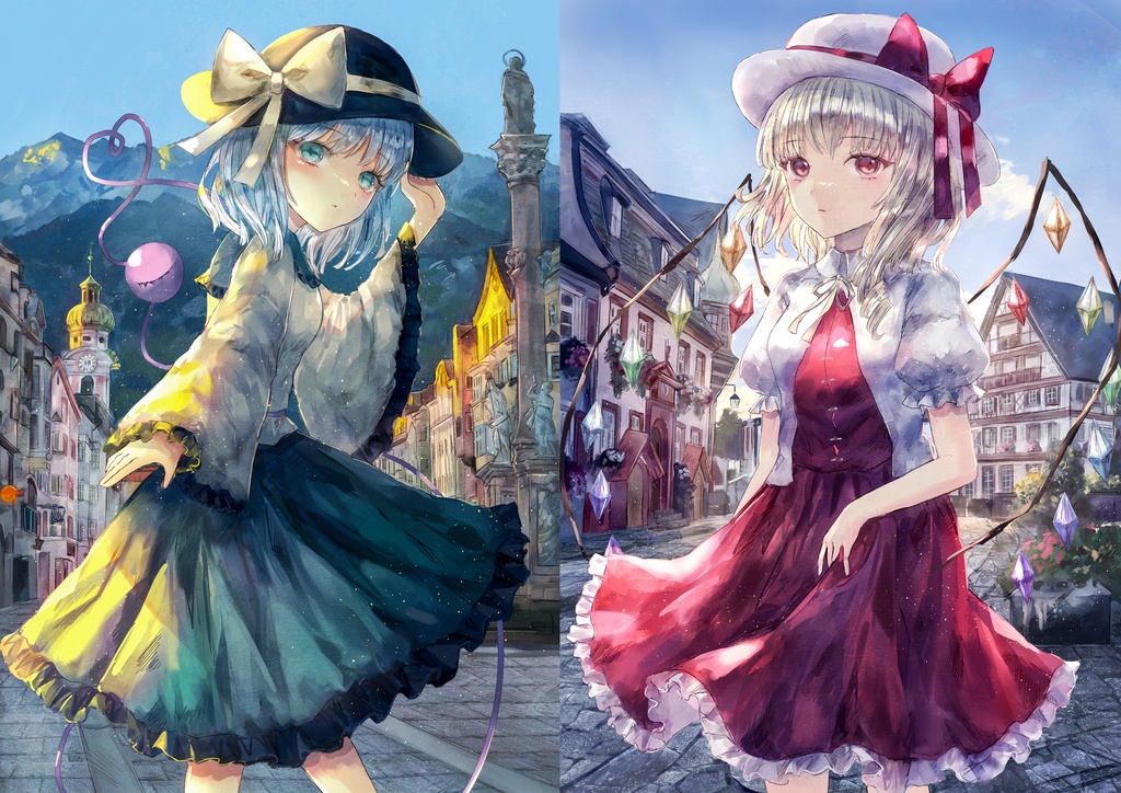 【セット】こいしとフランのアクリルパネル