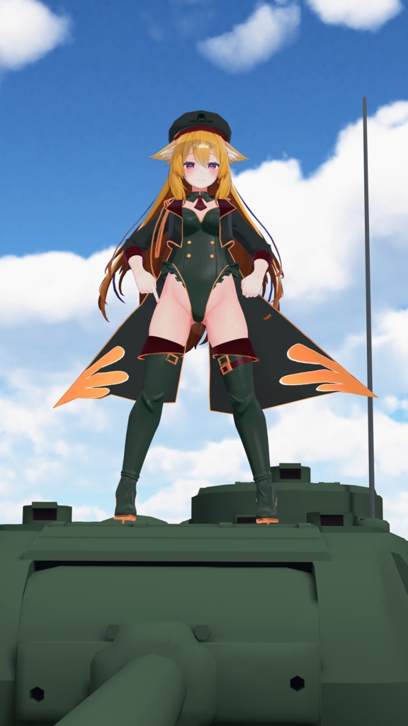 【7アバター対応】MilitaryBunny【T6Pコラボ】