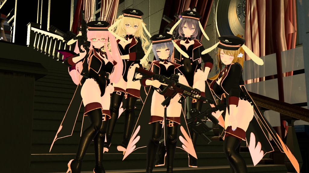 【7アバター対応】MilitaryBunny【T6Pコラボ】