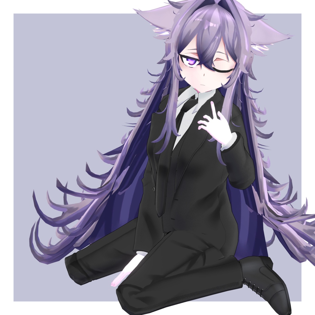 【複数アバター対応】スリーピーススーツ