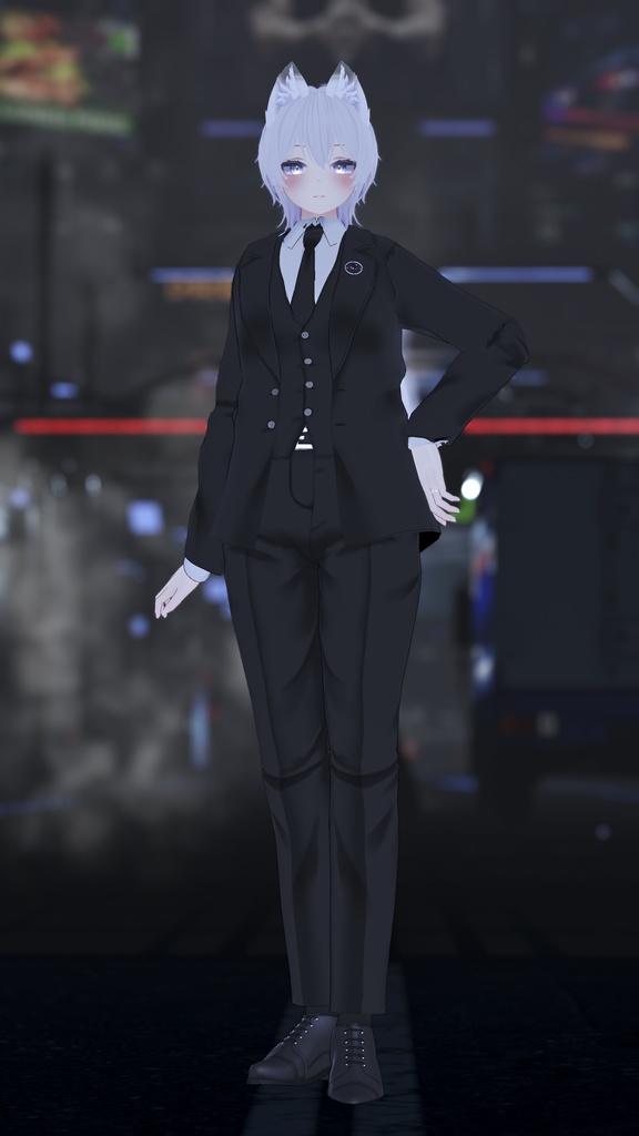 【複数アバター対応】スリーピーススーツ