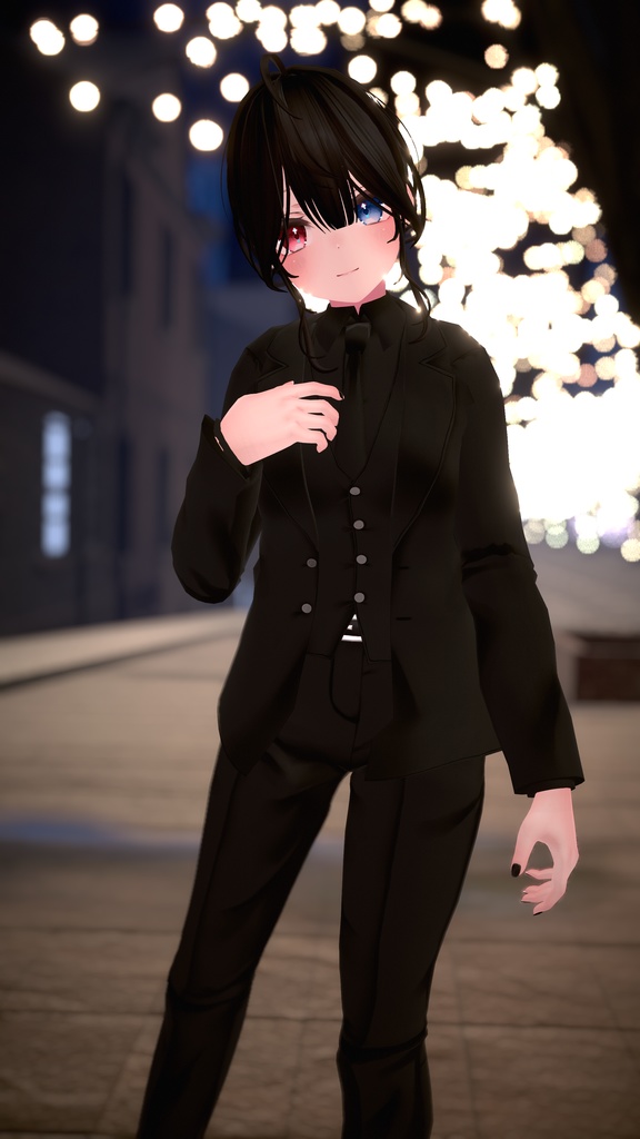 【複数アバター対応】スリーピーススーツ