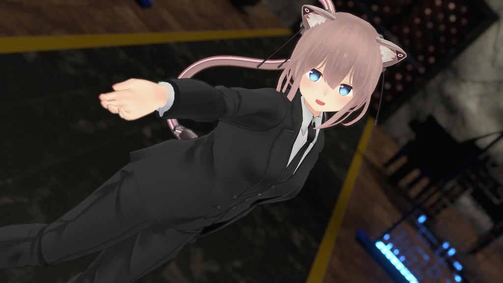 【複数アバター対応】スリーピーススーツ