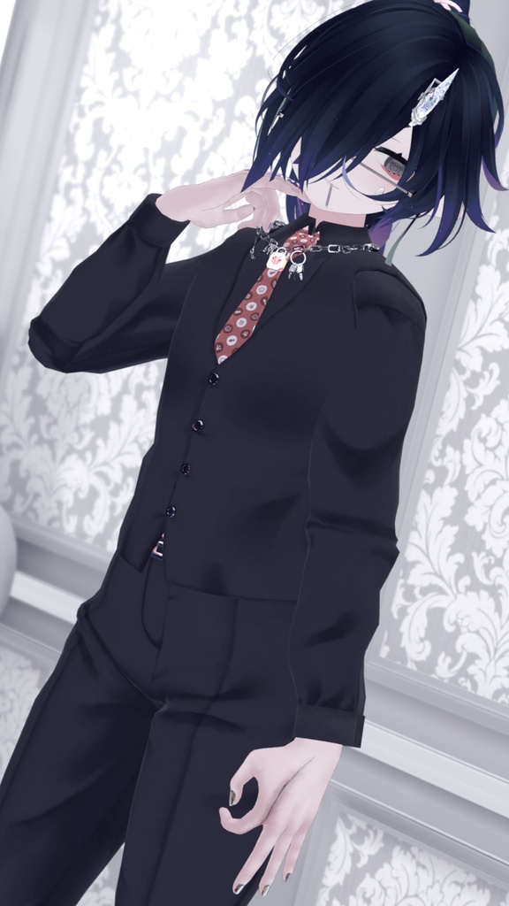 【複数アバター対応】スリーピーススーツ