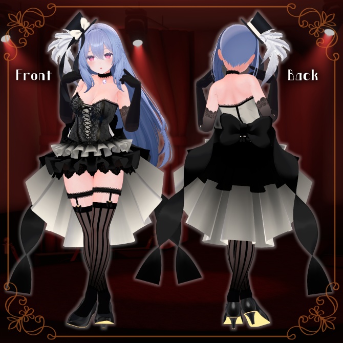 【VRC想定】ショーガール・ショータイム【複数アバター対応】