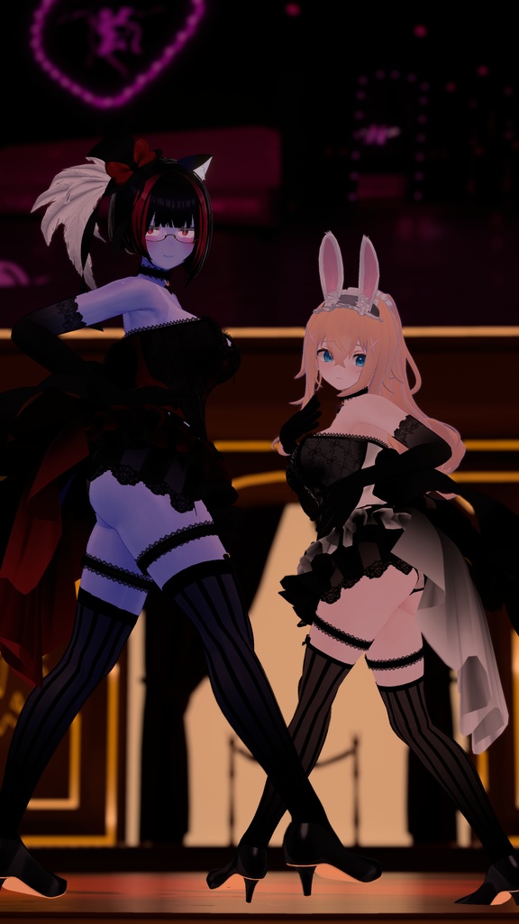 【VRC想定】ショーガール・ショータイム【複数アバター対応】