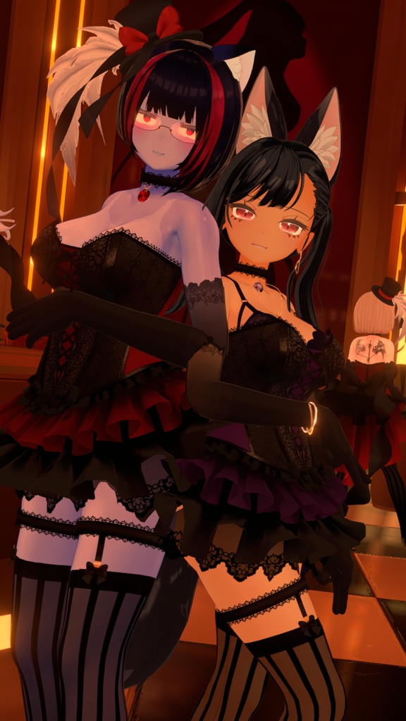 【VRC想定】ショーガール・ショータイム【複数アバター対応】