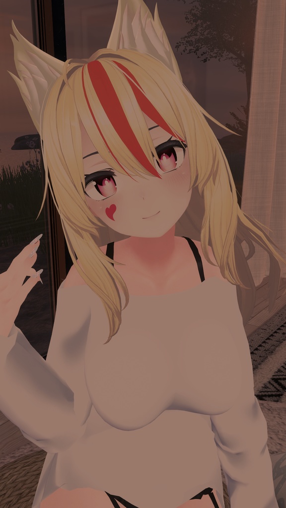 【桔梗用】レースアップシャツ