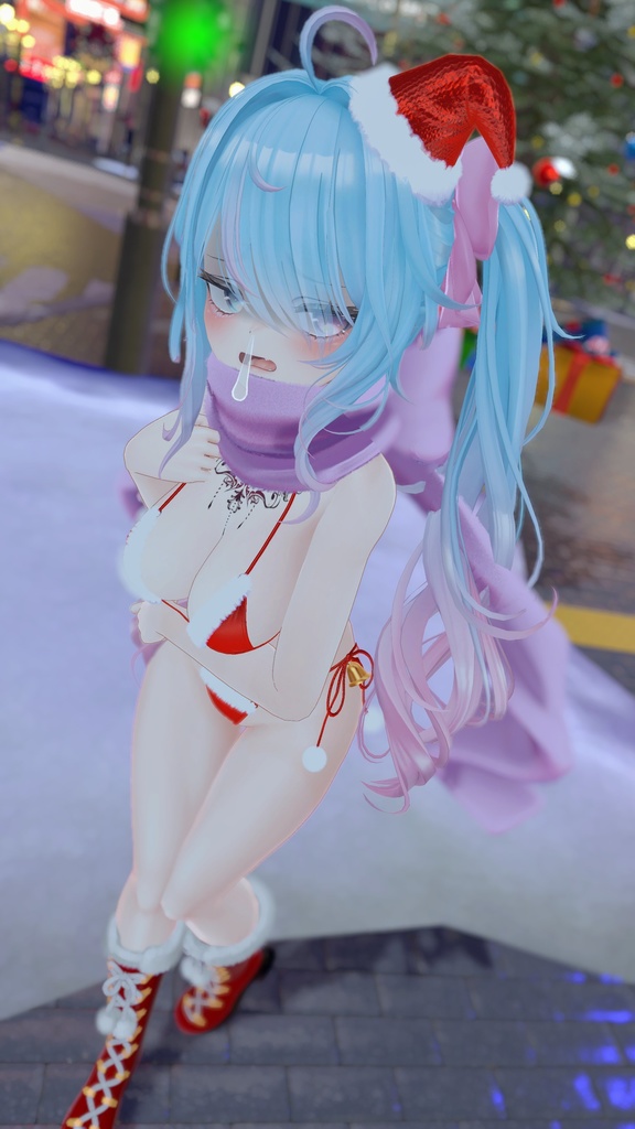 【6アバター対応】さむがりサンタ