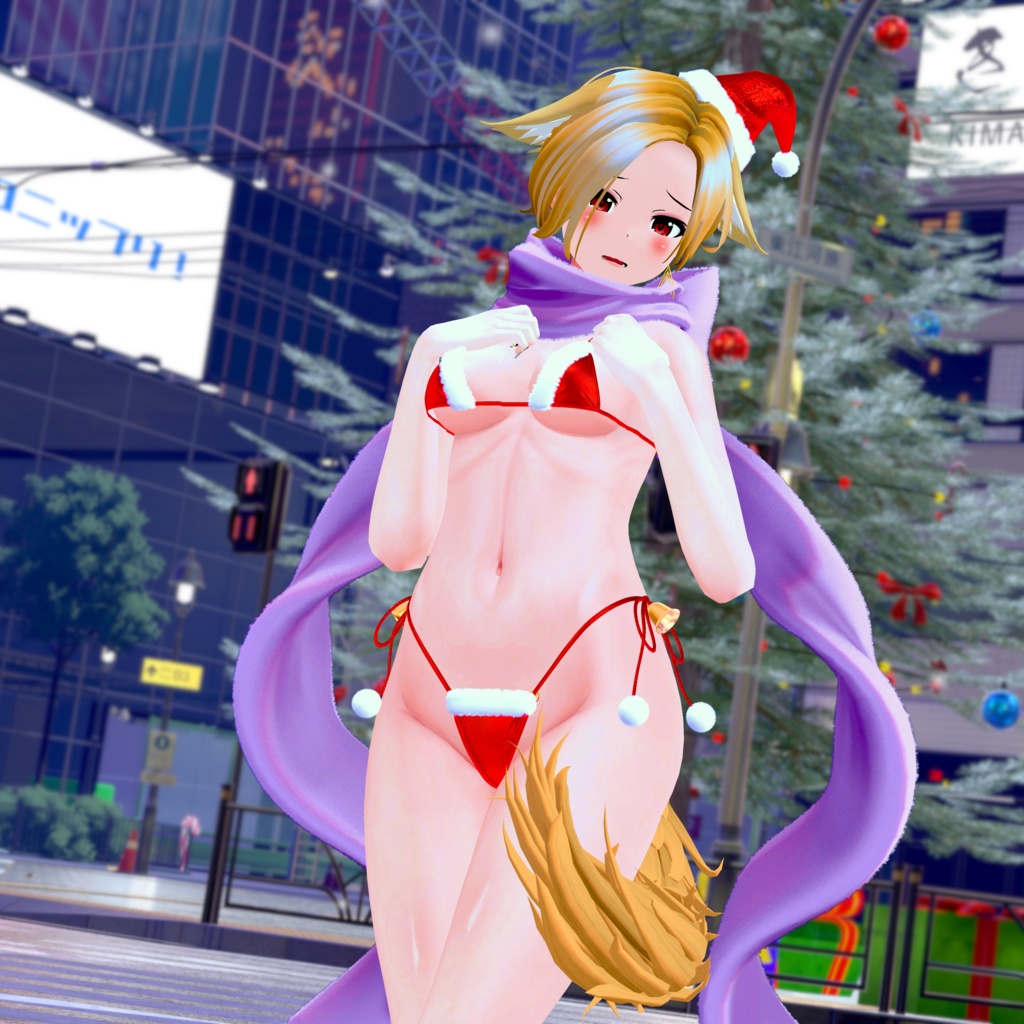 【6アバター対応】さむがりサンタ