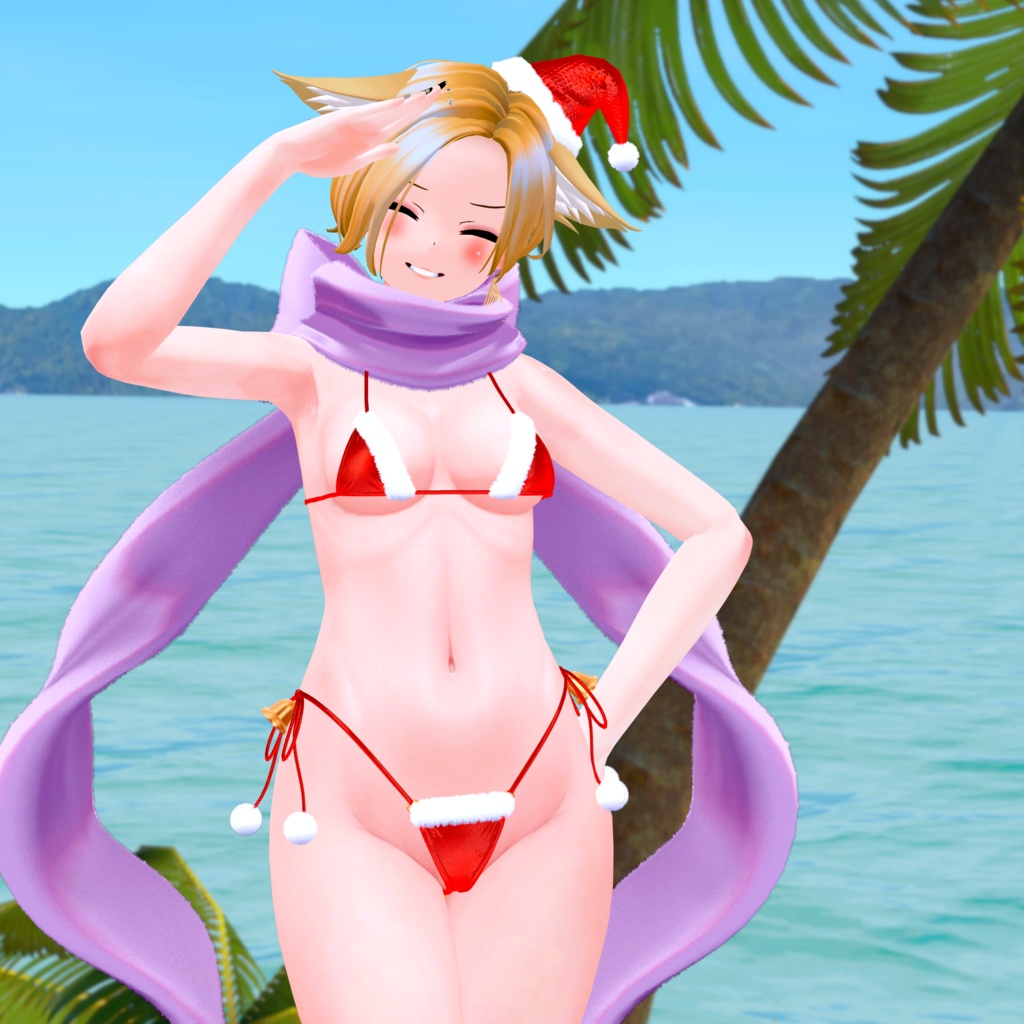 【6アバター対応】さむがりサンタ