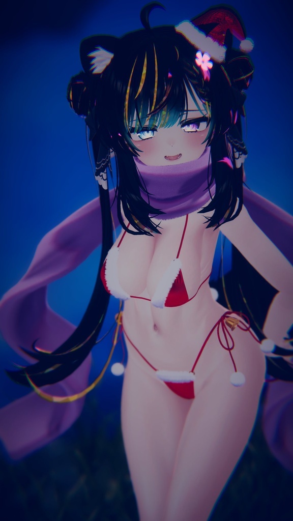 【6アバター対応】さむがりサンタ