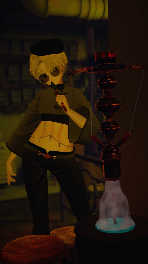 【2アバター対応】少年チャイナ