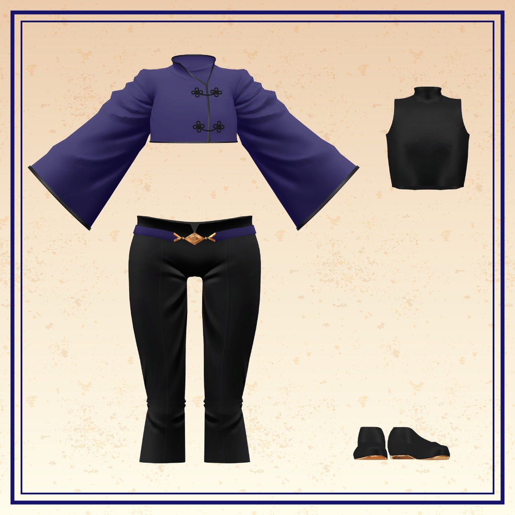 【2アバター対応】少年チャイナ