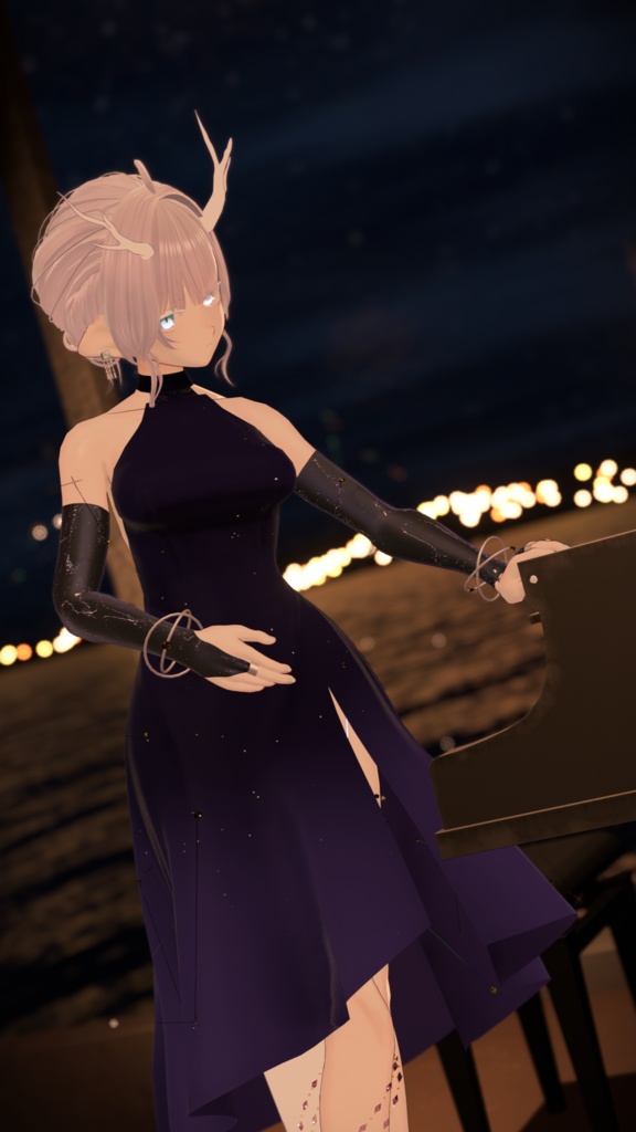 【改変応援SALE】コンテンポラリードレス【11アバター対応】