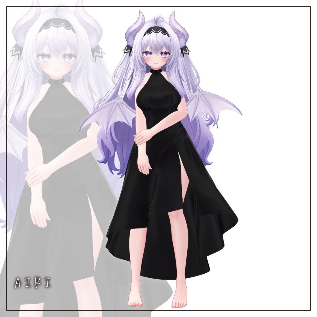 【改変応援SALE】コンテンポラリードレス【11アバター対応】