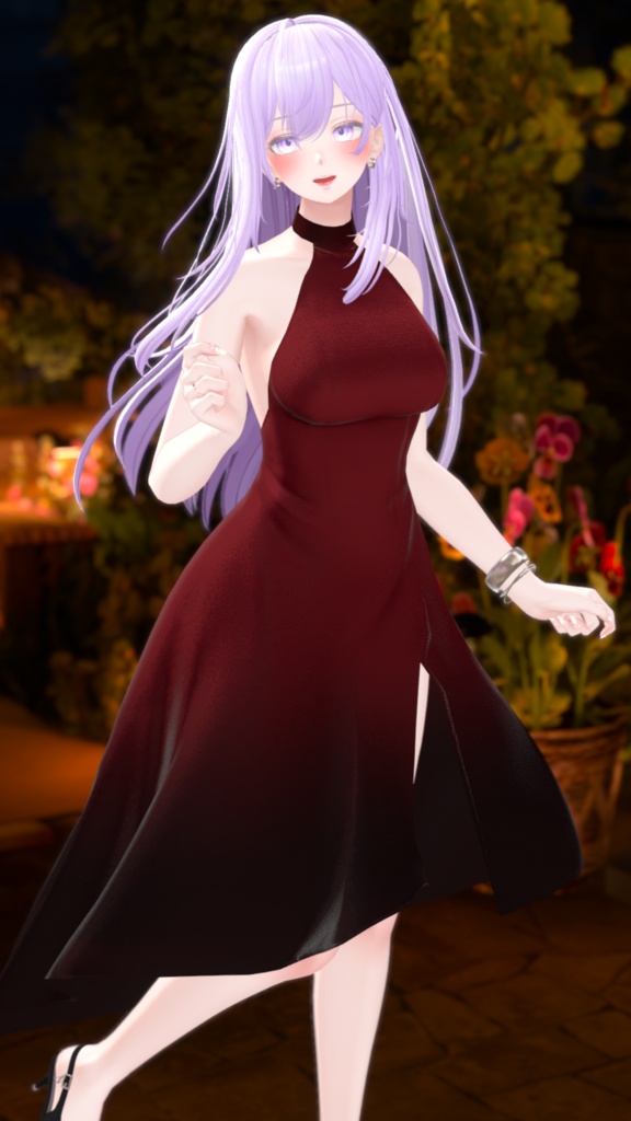 【改変応援SALE】コンテンポラリードレス【11アバター対応】