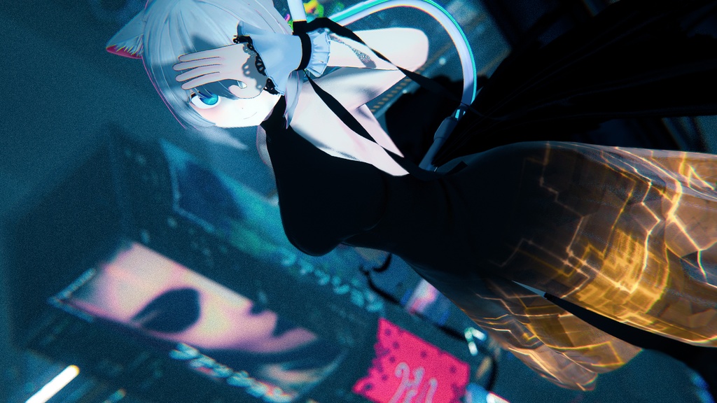 【改変応援SALE】コンテンポラリードレス【11アバター対応】