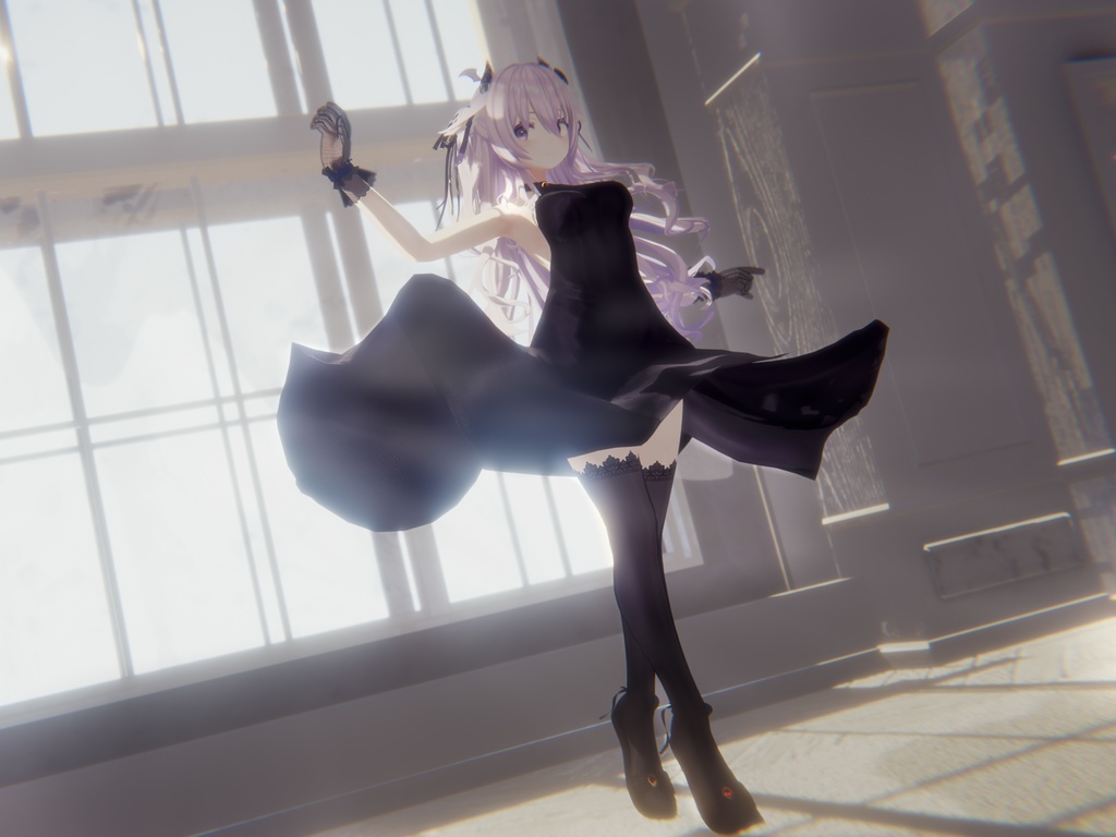 【改変応援SALE】コンテンポラリードレス【11アバター対応】