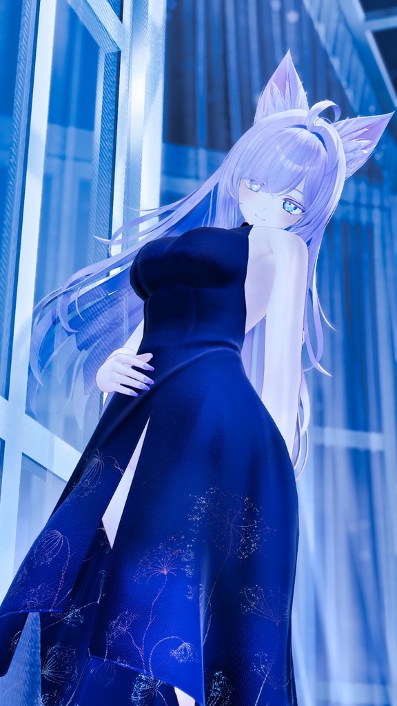 【改変応援SALE】コンテンポラリードレス【11アバター対応】