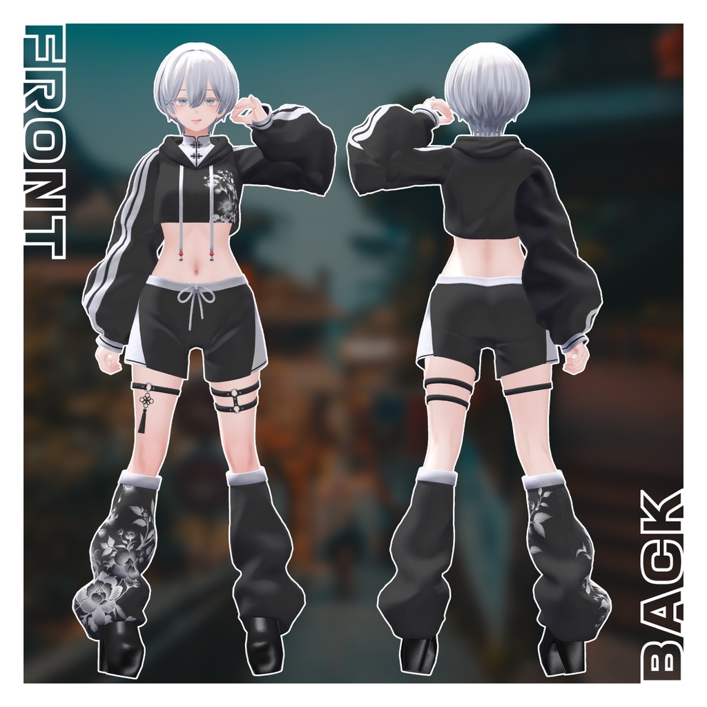 【複数アバター対応】ストリートチャイナ