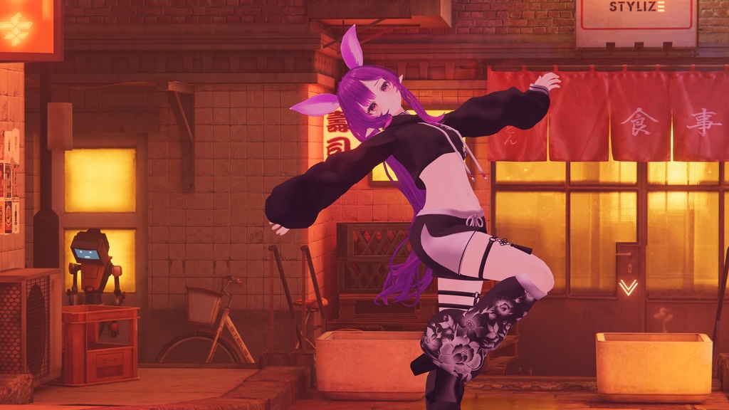 【複数アバター対応】ストリートチャイナ