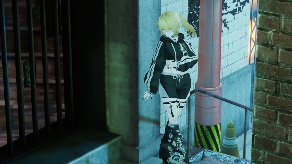 【複数アバター対応】ストリートチャイナ