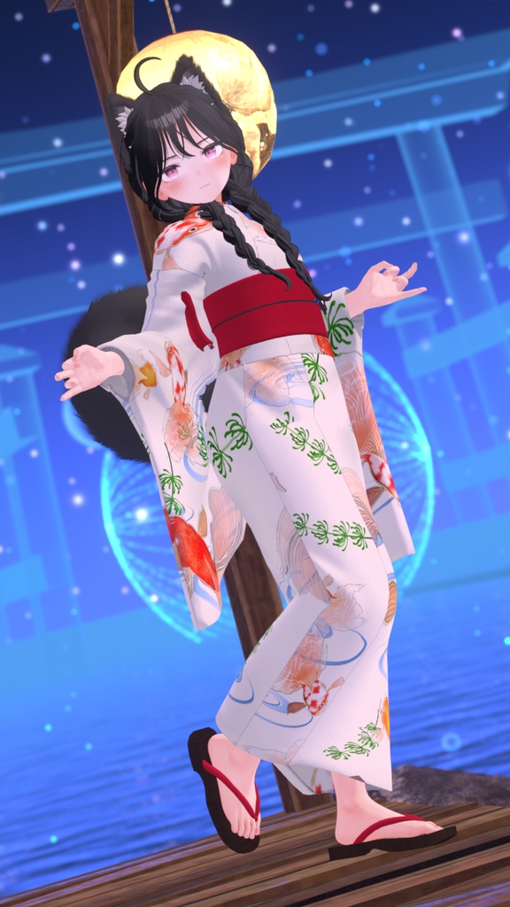 【複数アバター対応】ふつうのゆかた。V2