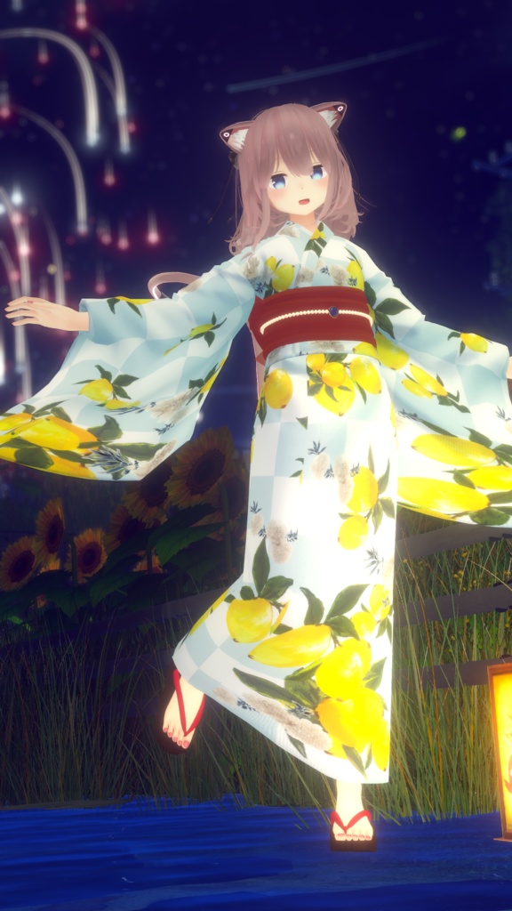 【複数アバター対応】ふつうのゆかた。V2