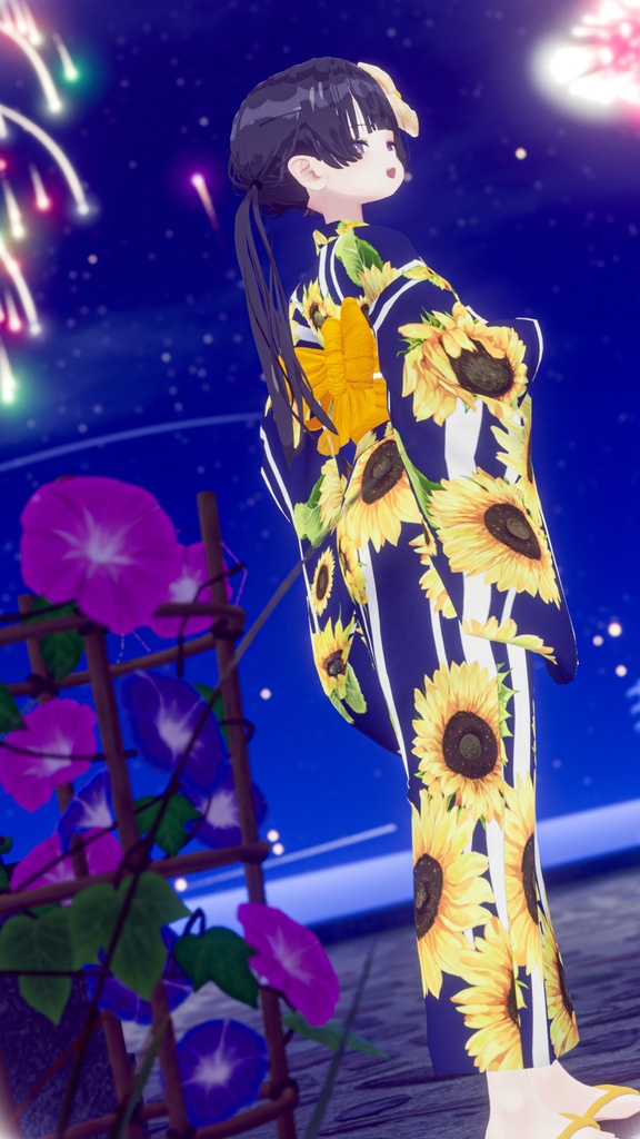 【複数アバター対応】ふつうのゆかた。V2